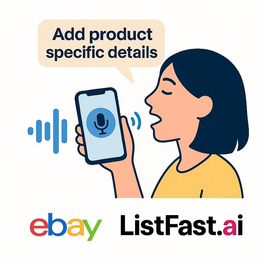 AI-powered eBay listing creation with voice